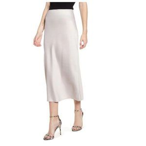 TopShop Matte Satin Bias Cut Skirt